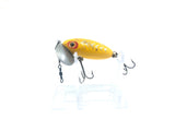 Arbogast Mini Jitterbug Silver Stripes and Yellow Color