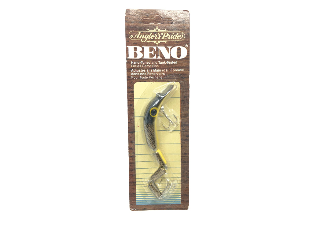 Angler's Pride Beno Lure Eel Gold Perch Color New on Card