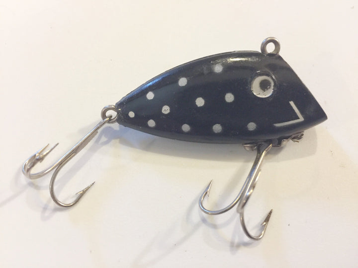 Buckeye Bait Company Mad Minno Black with White Dots No. 12 Color