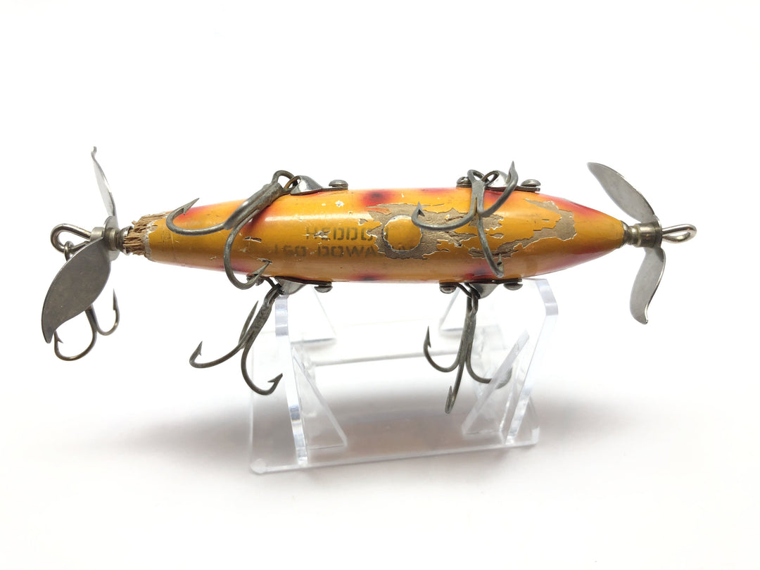 Heddon Dowagiac 150 Underwater 5 Hook Minnow Orange Spot