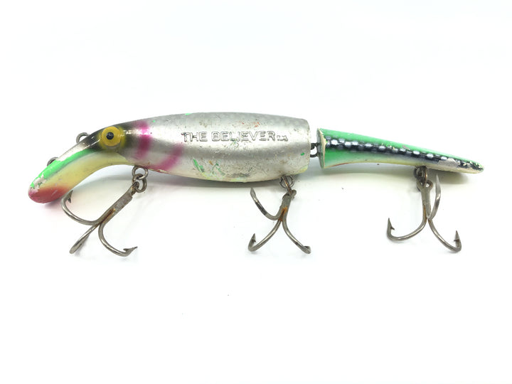 Drifter Tackle The Believer 8" Jointed Musky Lure Color Shad and Green