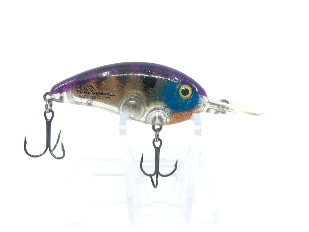 Jim Houston / Bill Dance Excalibur Fat Free Guppy Purple Color