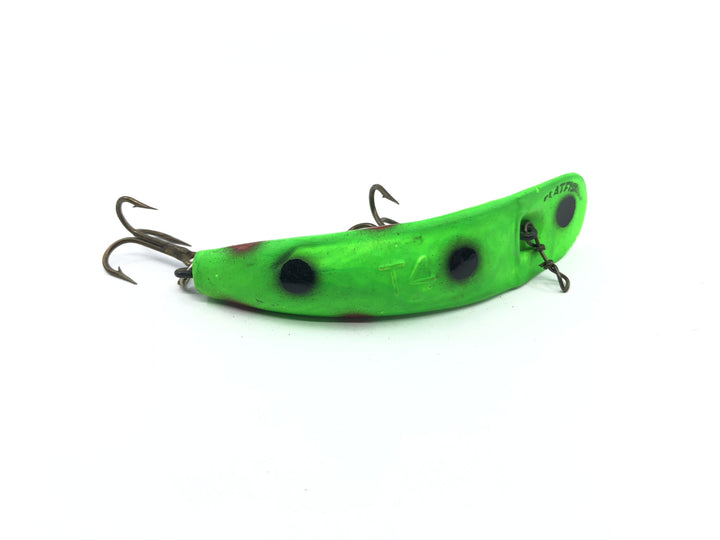 Vintage Helin Flatfish T4 GFL Green Fluorescent Color