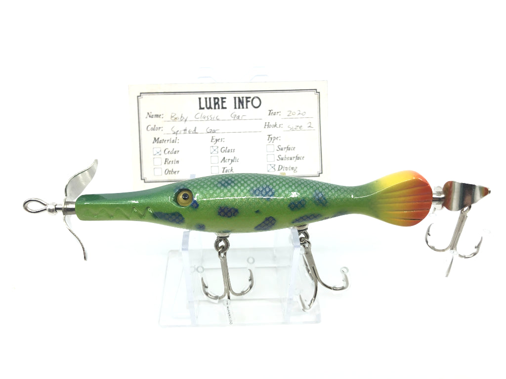 Chautauqua Custom Baby Classic Gar in Spotted Gar Color