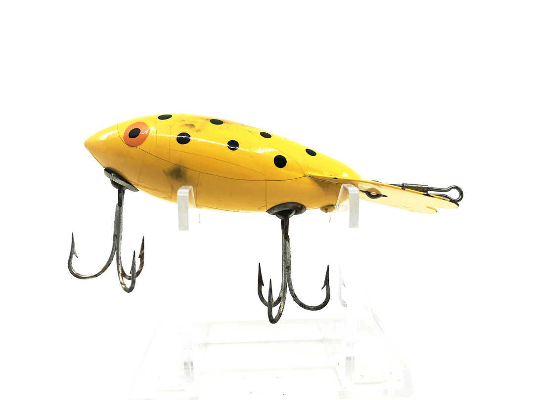 Wooden Bomber 500 Series 539 Yellow/Black Dots Color