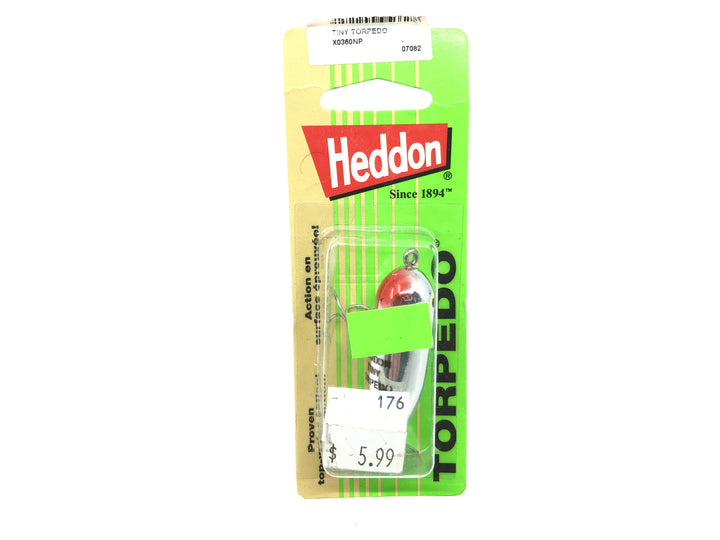 Heddon Tiny Torpedo X0360NP Nickel Plate Color New on Card Old Stock