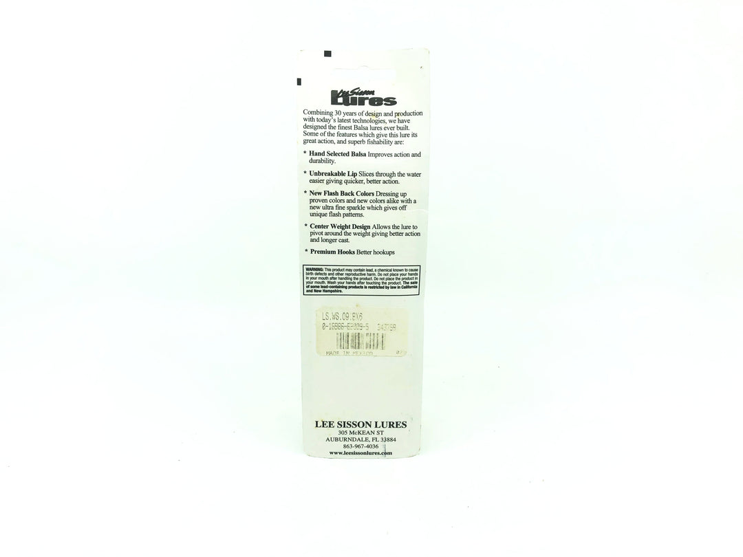 Lee Sisson WB Walking Balsa Chartreuse Scale Color, New on Card