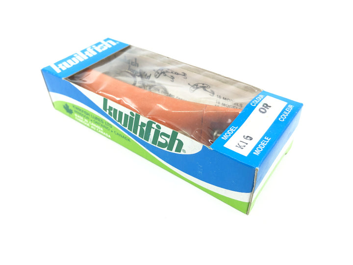 Kwikfish K16 OR Orange Black Spots Color New in Box Old Stock