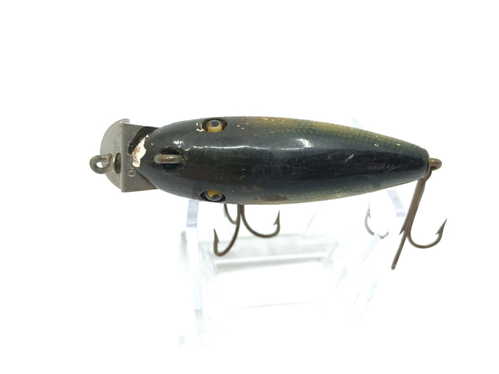 Creek Chub 200 Baby Wiggler in Perch Color 201 Wooden Lure Glass Eyes