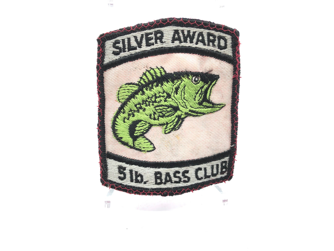 Silver Award 5 LB Bass Club Fishing Patch