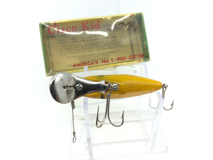Cisco Kid Spinning Size 304 Yellow Color with Box and Paper Insert