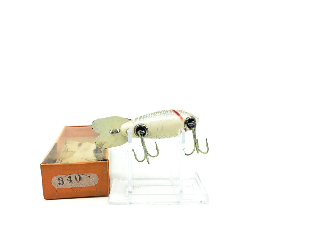 Vintage Wooden Bomber 340 Silver Shad Color with Box