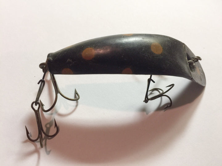 Helin Flatfish T4 Black with Orange Spots