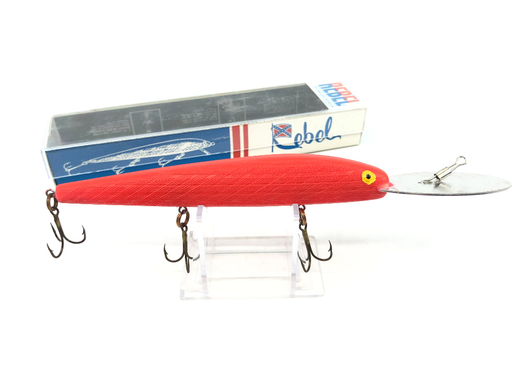 Rebel Vintage Deep Runner Metal Lip DRM2399 Solid Red Color with Box