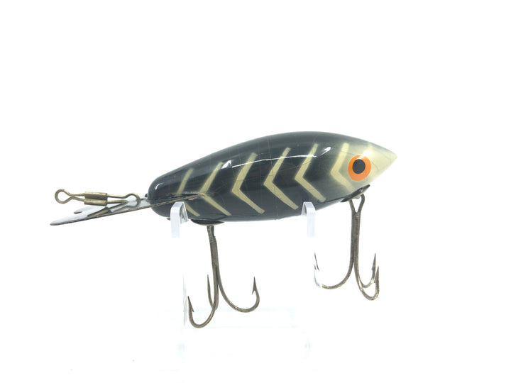 Bomber Wooden 500 Series 514 Black/White Ribs