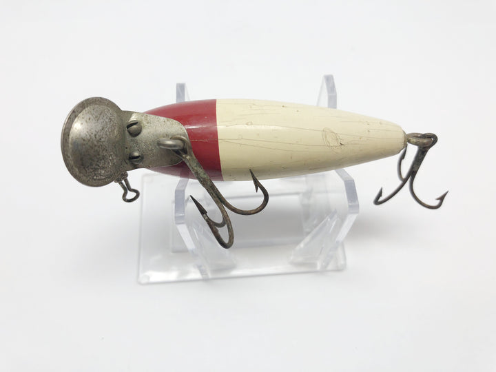 Shur-Strike River Master Glass Eyes Wooden Lure Red and White