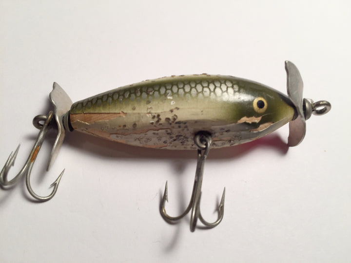 Creek Chub Injured Minnow Silver Flash Color Wood Lure