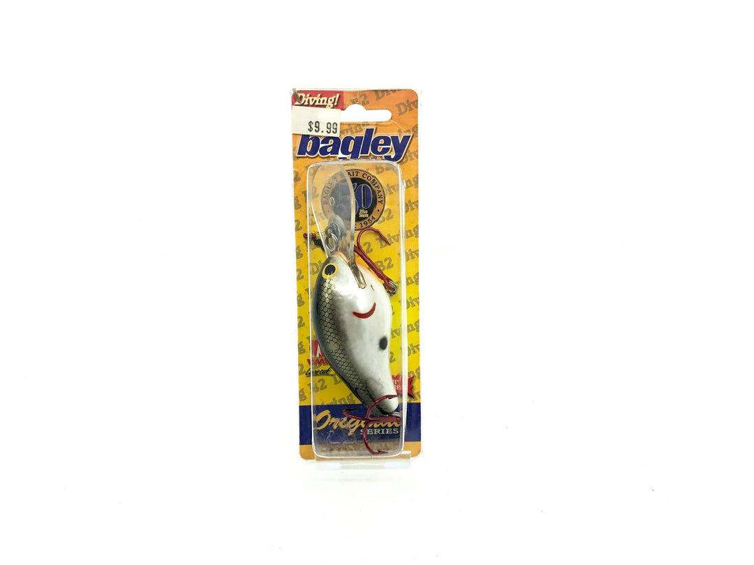 Bagley Diving Balsa B2 DB2-TS Tennessee Shad Color, New on Card