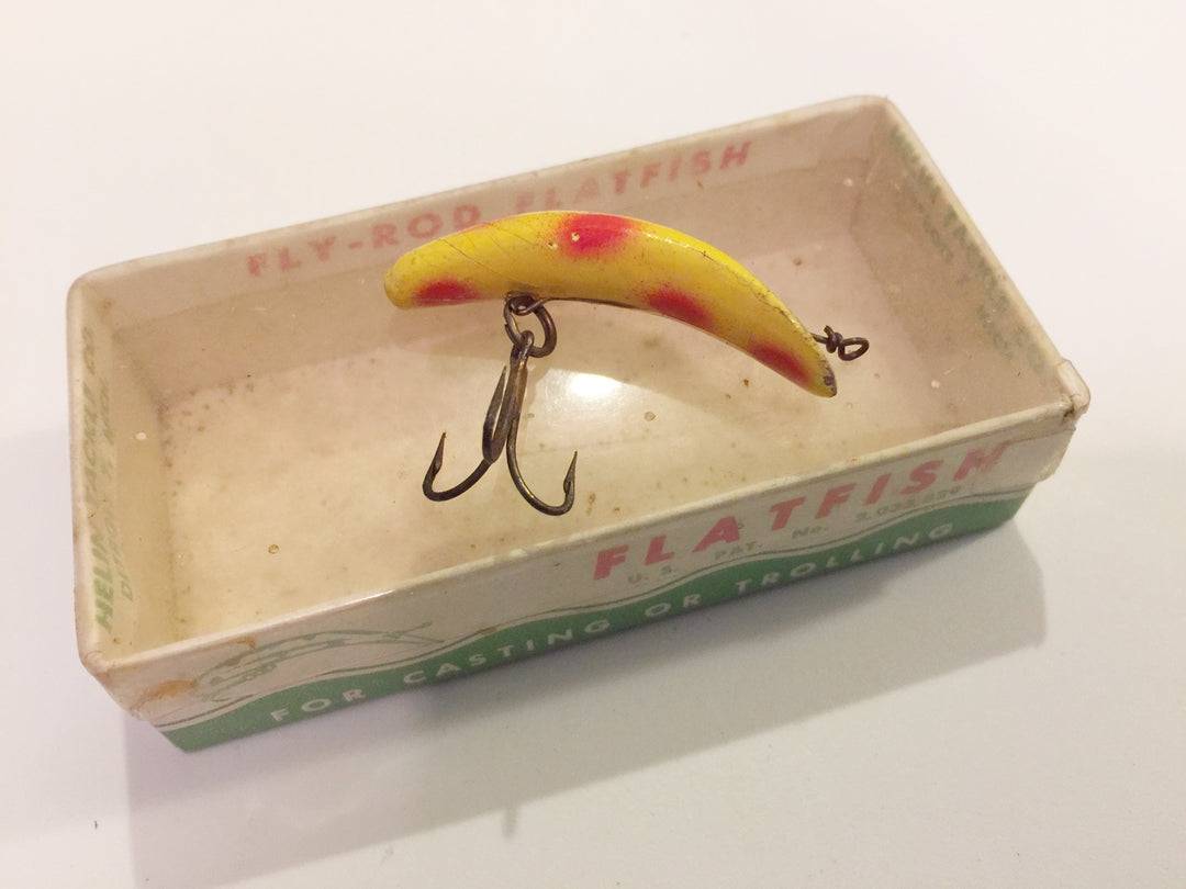 Helin Fly Rod Flatfish F4 Yellow with Red Spots with Box