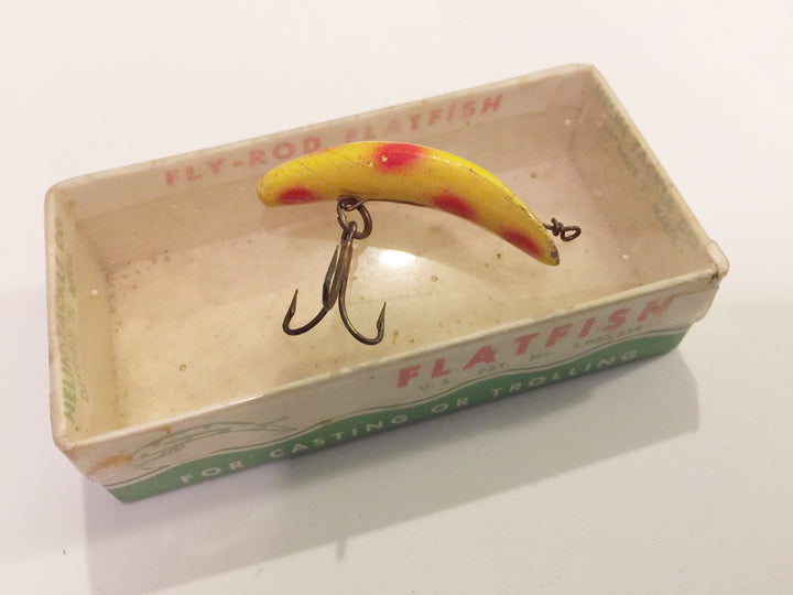Helin Fly Rod Flatfish F4 Yellow with Red Spots with Box