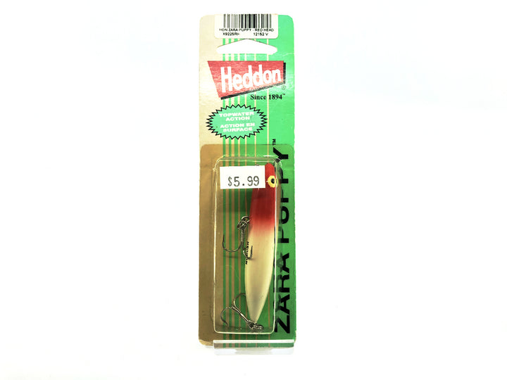 Heddon Zara Puppy New on Card Old Stock Red Head