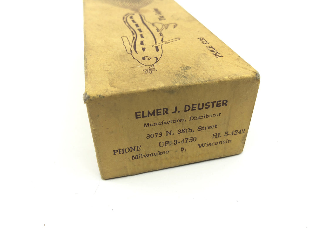 Deuster Gopher Lure with Box Antique Wisconsin Musky Lure