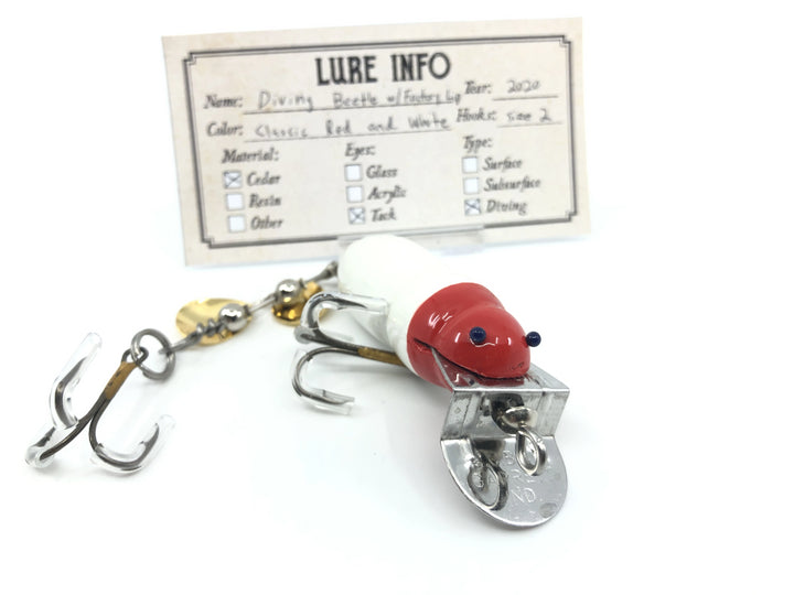 Chautauqua Custom Diving Beetle with Factory Lip Red and White Color