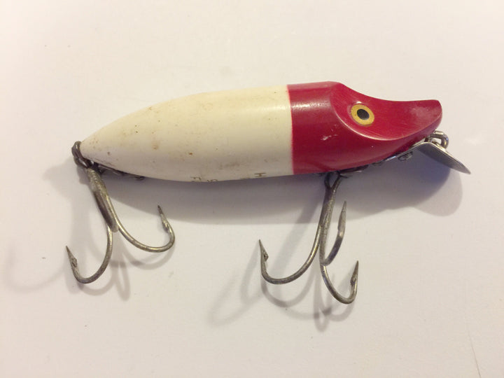 Heddon River Runt Red Head White Body Spook Floater