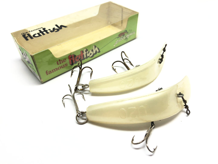 Two Vintage Helin Flatfish U20 in Pearl Color new with Box
