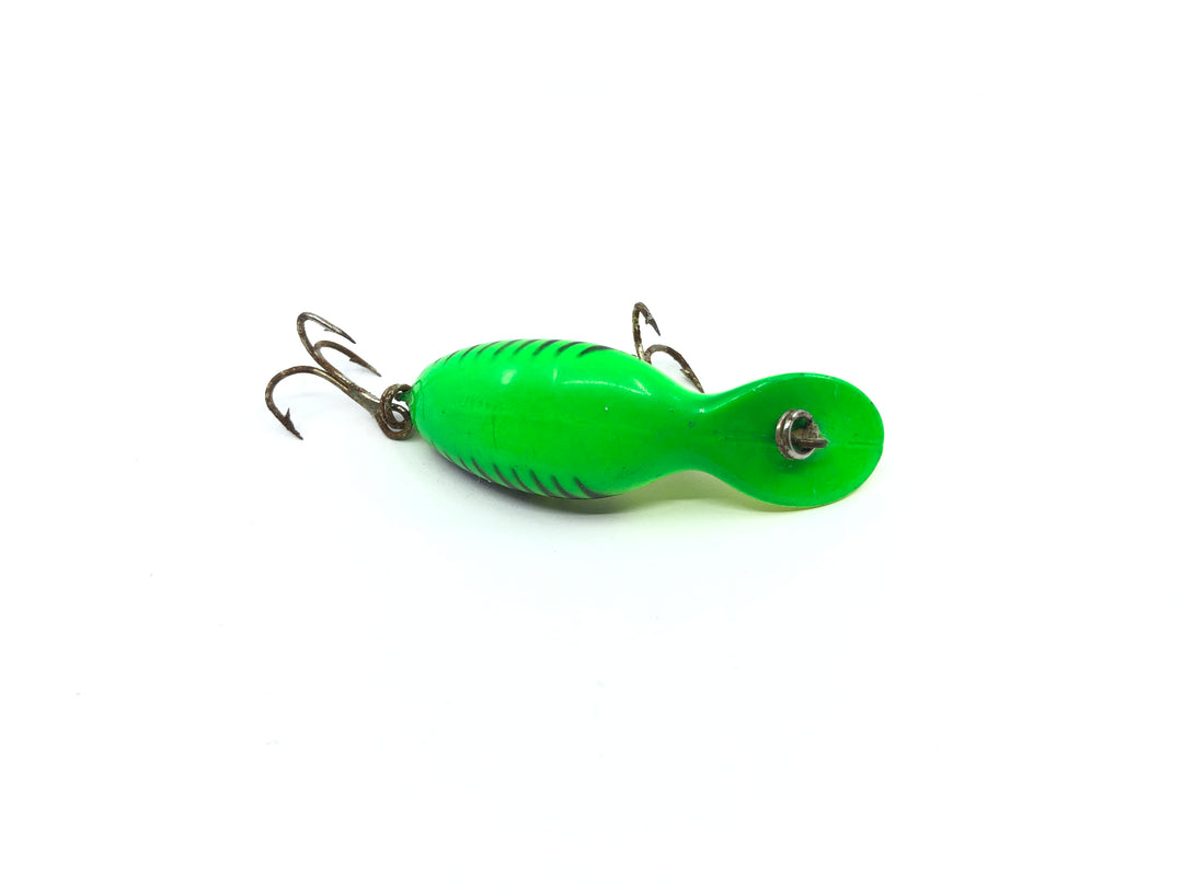 Heddon Tiny Tad Spook Green with Black Ribs Color