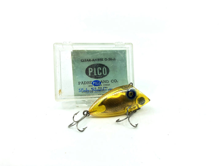 PICO Perch with Box and Insert, Clear Amber Color
