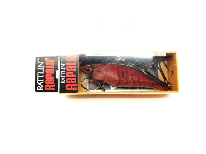 Rapala Rattlin' Rap RNR-8 RFCW Redfire Crawdad Color New in Box Old Stock