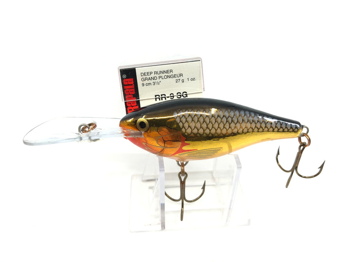 Rapala Risto Rap RR-9 SG Silver Gold Color with Box