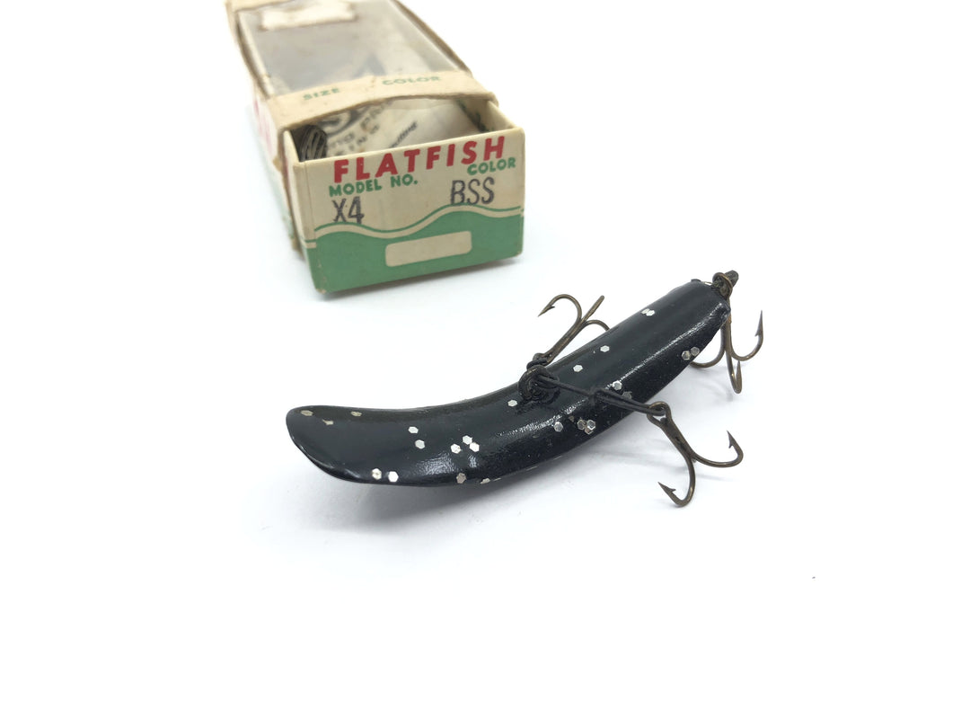 Helin Flatfish X4 BSS Black Silver Specks Color in Box