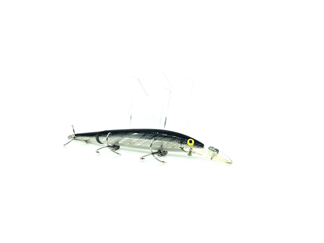 Rebel Fastrac Jointed Minnow Silver/Black Back Color