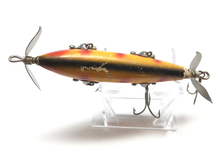 Heddon Dowagiac 150 Underwater 5 Hook Minnow Orange Spot
