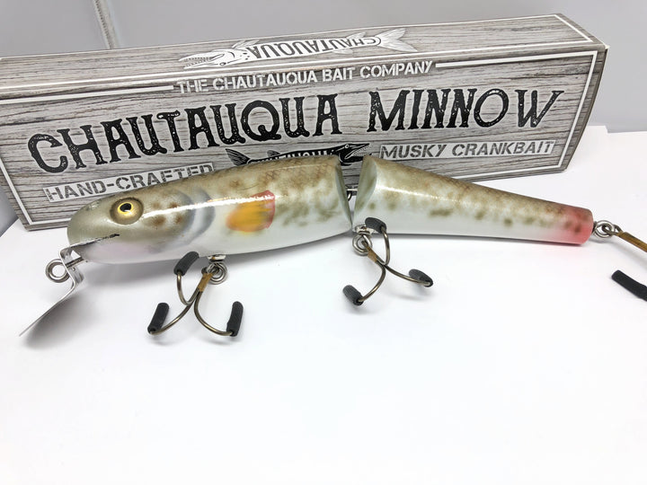Jointed Chautauqua 8" Minnow Musky Lure Special Order Color "HD Musky"