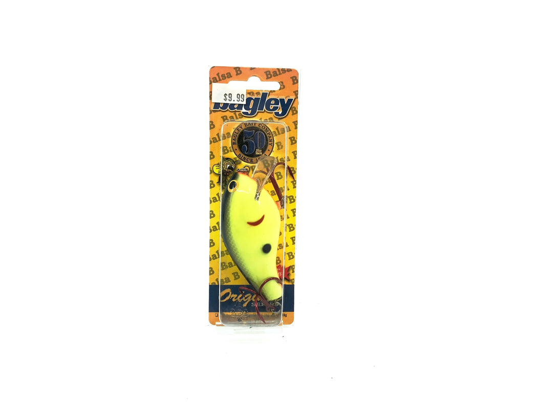 Bagley Balsa B3 BB3-09 Black on Chartreuse Color, New on Card