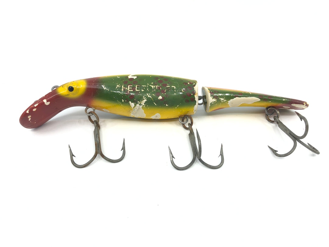 Drifter Tackle The Believer 8" Jointed Musky Lure Color Custom Color Bleeding Rainbow