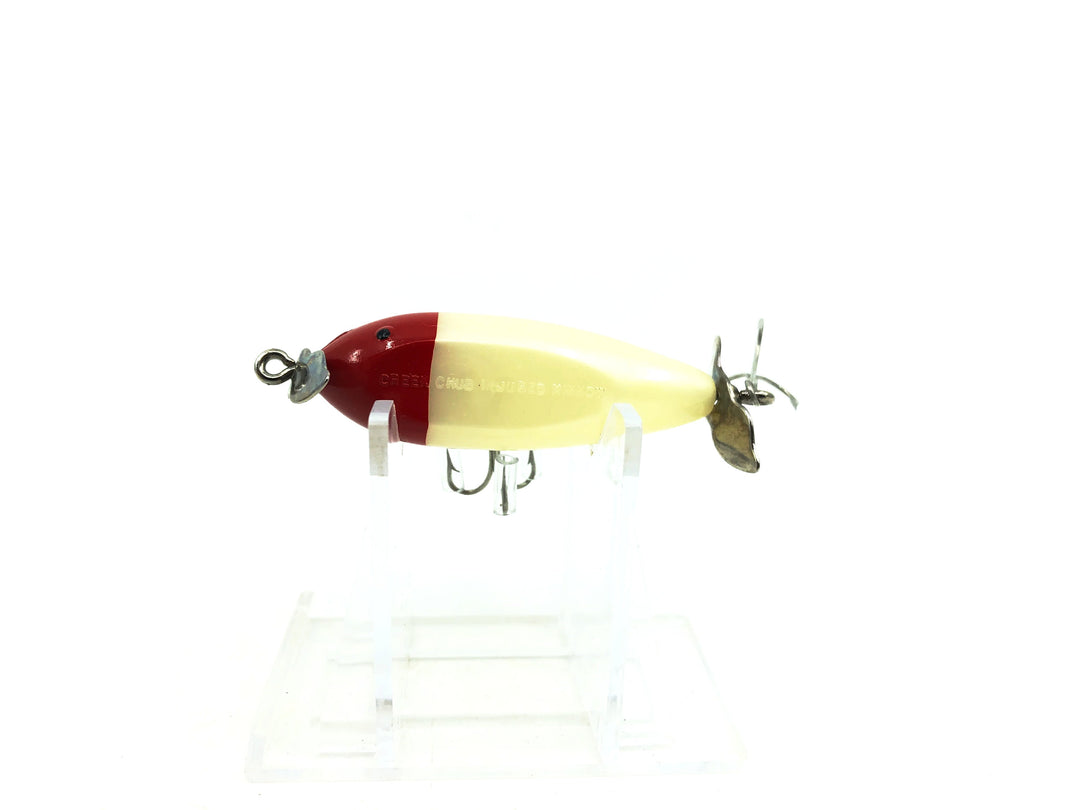 Creek Chub 9500 Spinning Injured Minnow, Red/White Color 9502