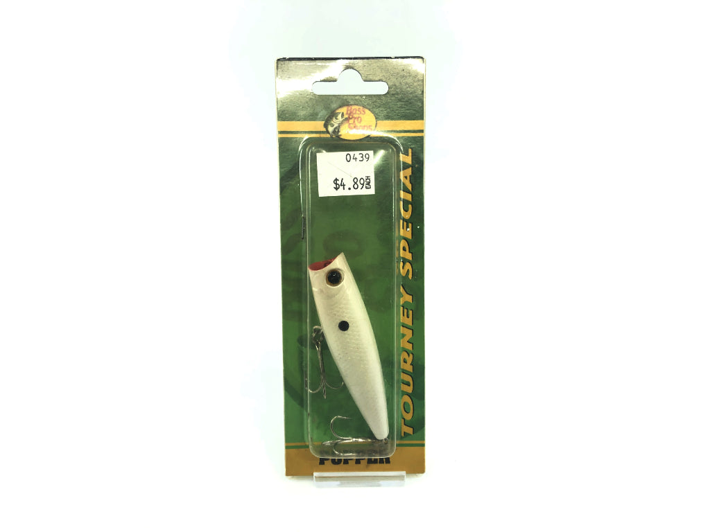 Bass Pro Pop-N-Splash White Shad Lure New Old Stock