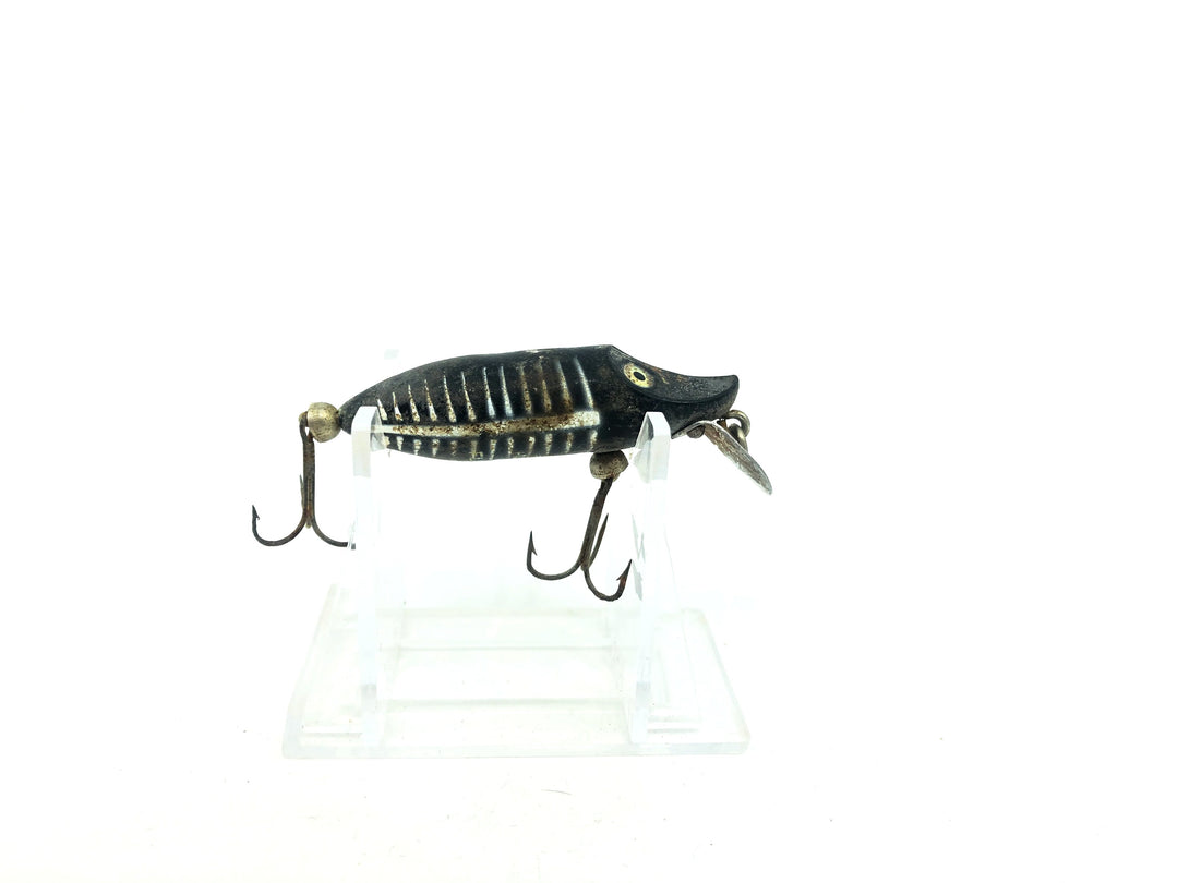 Heddon Tiny Floating River Runt Spook 340 XBW Black Shore Color