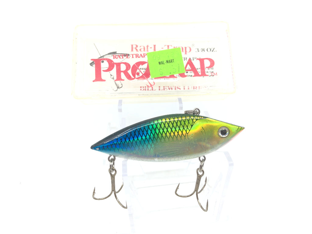 Bill Lewis Rat-L-Trap Blue Green Holographic Color 1/4 oz with Box Old Stock