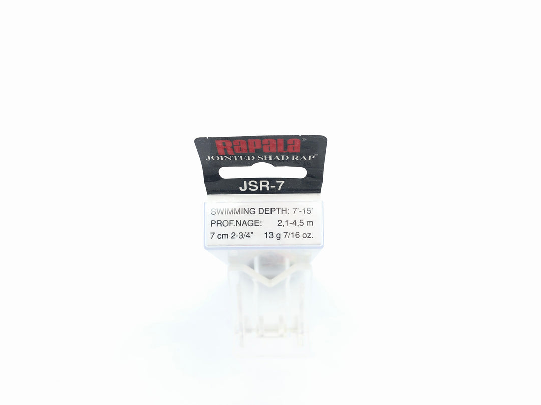 Rapala Jointed Shad Rap JSR-7 CLN Clown Color New in Box Old Stock