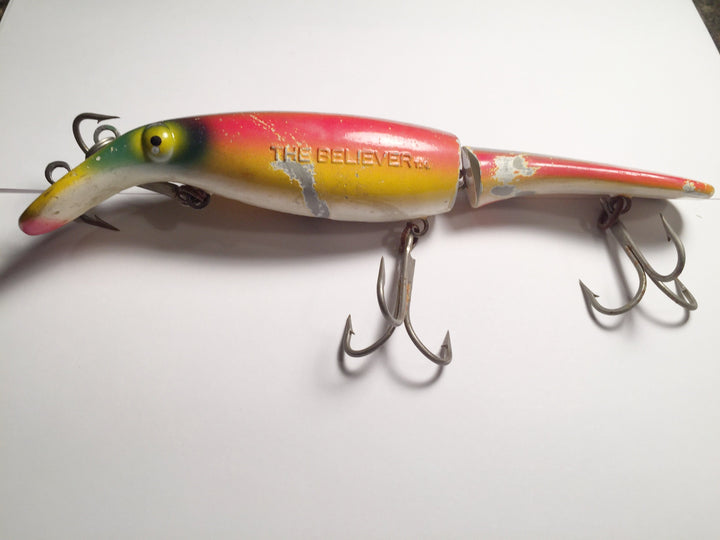 Drifter Tackle The Believer 8" Jointed Musky Lure Rainbow Color!
