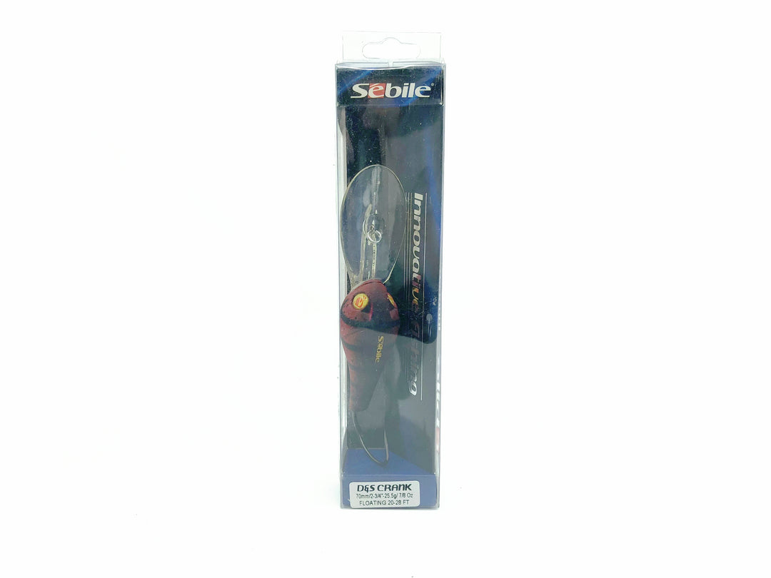 Sebile D & S Crank Mat Brown/Red Crawdad Color in Box