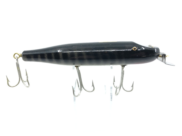 Creek Chub SPECIAL ORDER Giant Straight Pikie 6033 Wood Black Scale Color New with Box