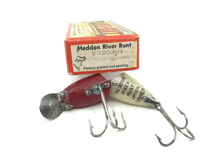Heddon Jointed Sinking River Runt 9330 RH Red Head Color with Box