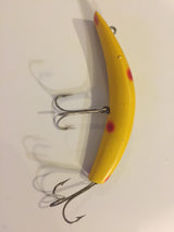 Lazy Dazy Musky Sized Yellow with Red Dots Color