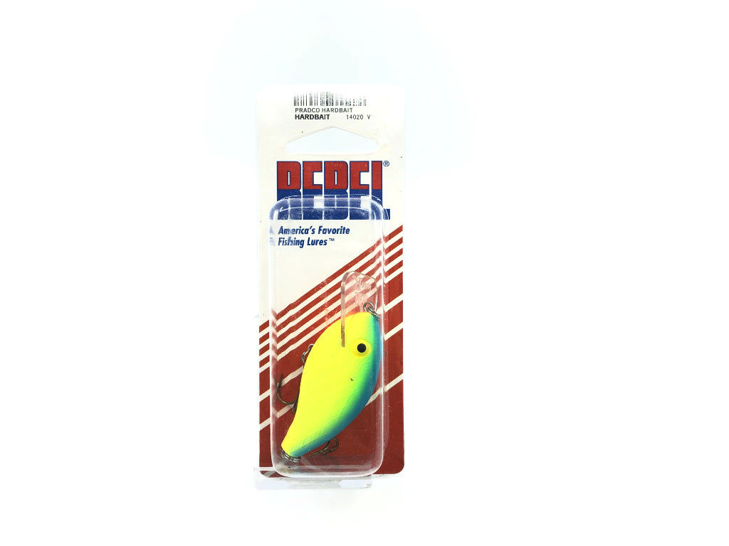 Rebel F93 Wee-R Square Bill Blue Chartreuse Color 33 New on Card Old Stock